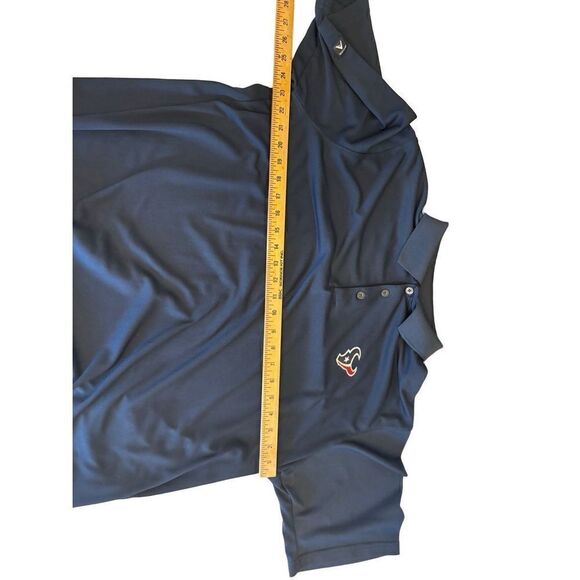 Houston Texans Polo Shirt Antigua Men's Large Blue Short Sleeve - Picture 5 of 14
